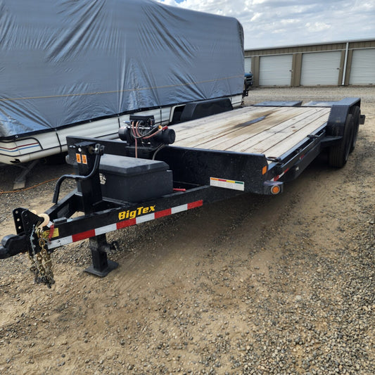 Flat Bed Trailer with Winch
